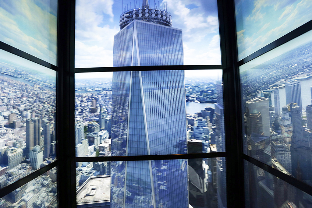 Edificio emblemático de cristal Nueva York