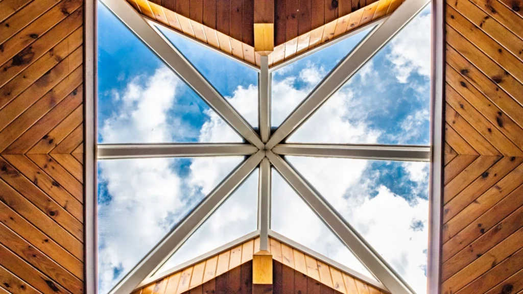 Claraboya techo de cristal