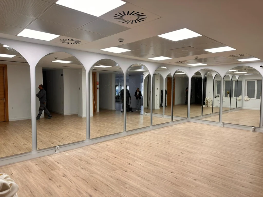 espejos gimnasio madricristal