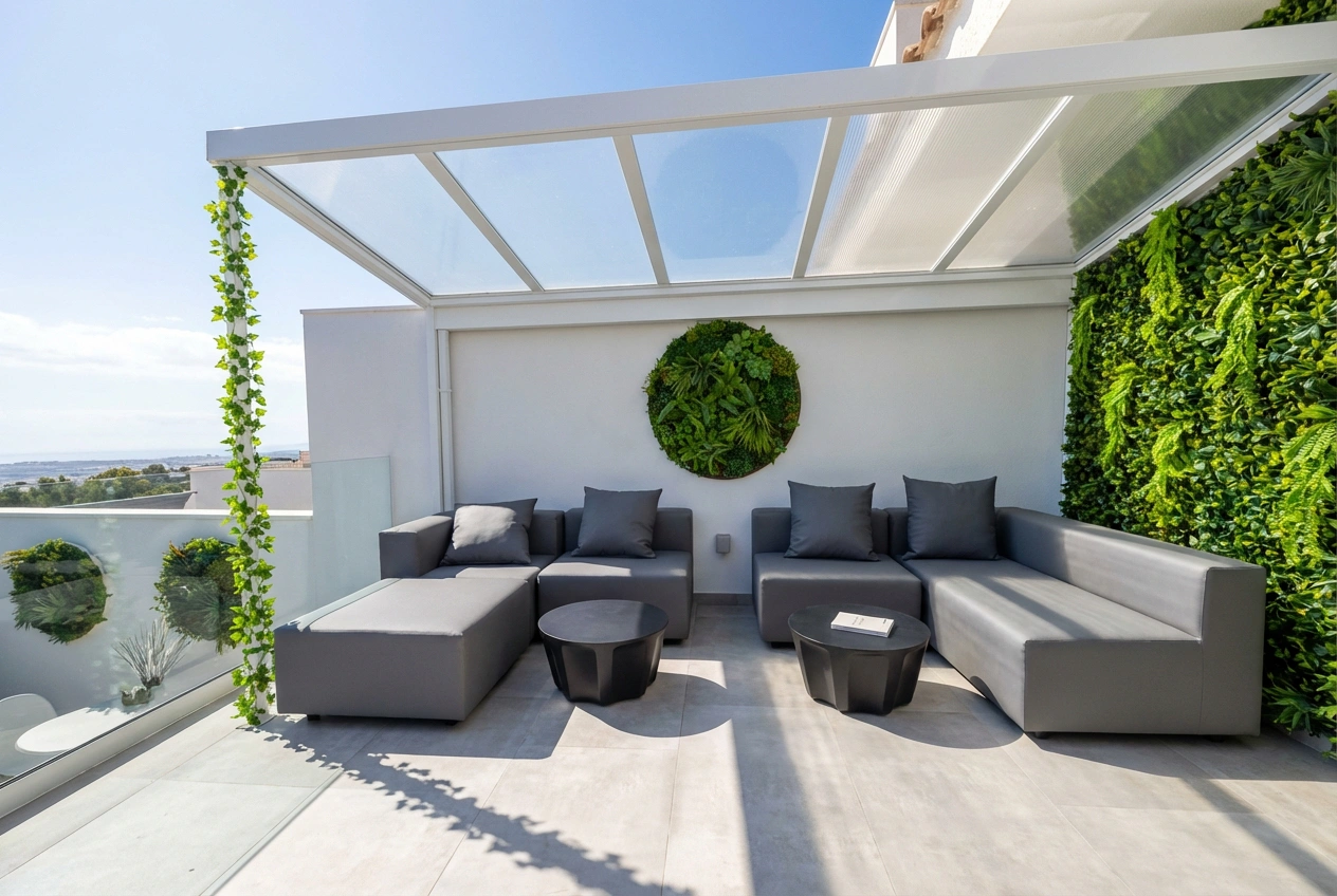 Pérgola de cristal vs bioclimática: qué conviene según el uso real